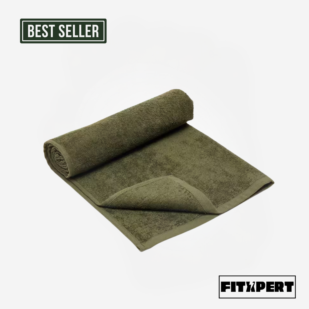Serviette de fitness en coton 90x50cm
